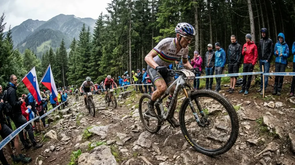 Mountain Bike Cross-Country Rennen im Gelände